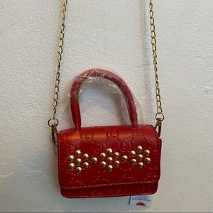 👜NWT! Red Small women’s handbag/ Crossbody bag.